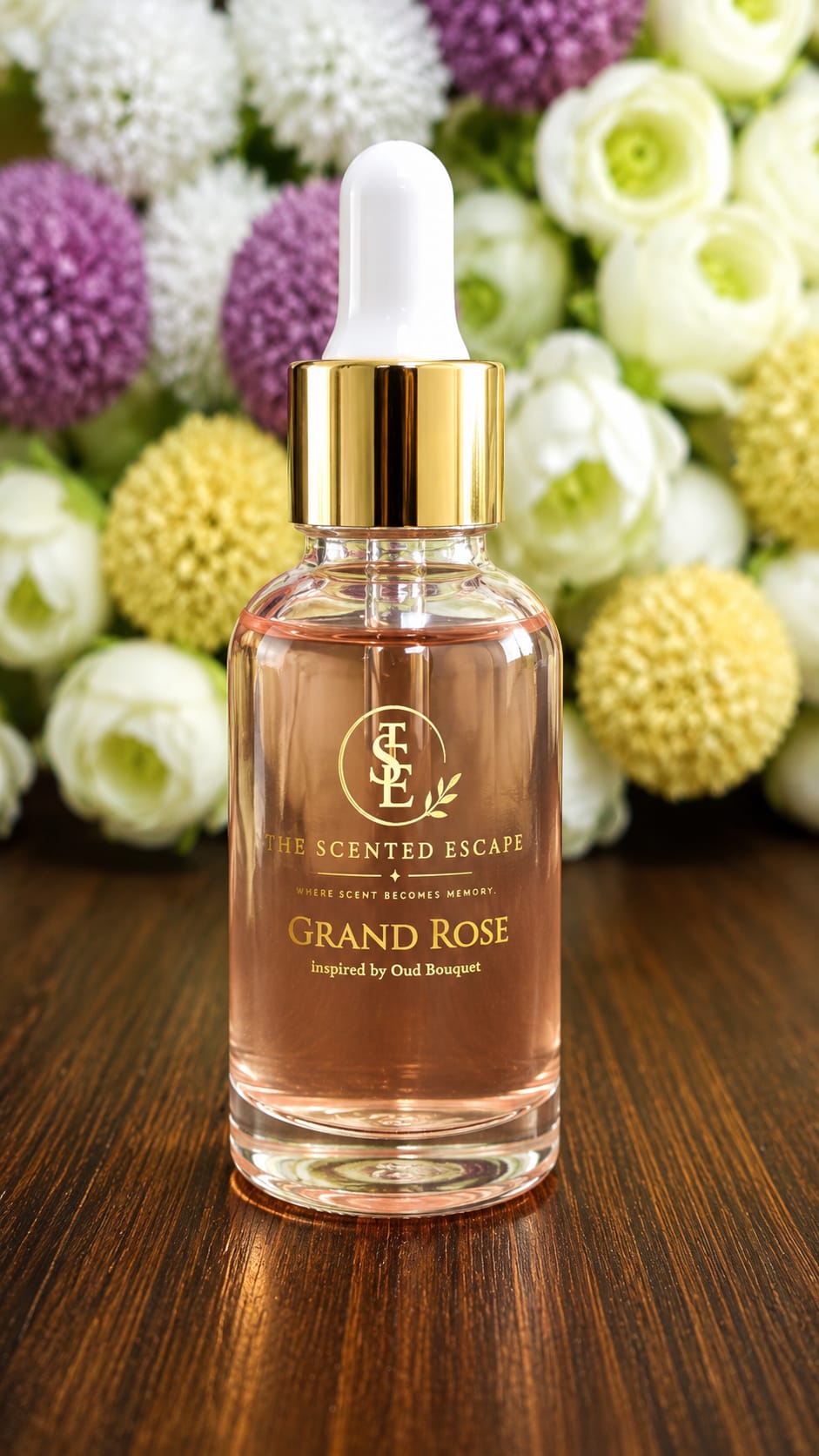 Grand Rose luxury perfume oil by The Scented Escape