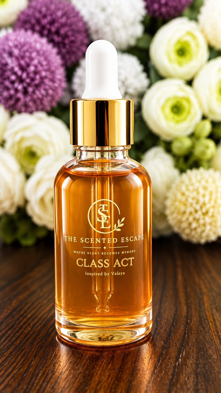 Class Act luxury perfume oil by The Scented Escape