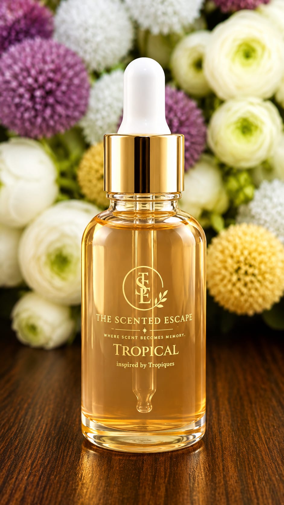 Tropical luxury perfume oil by The Scented Escape