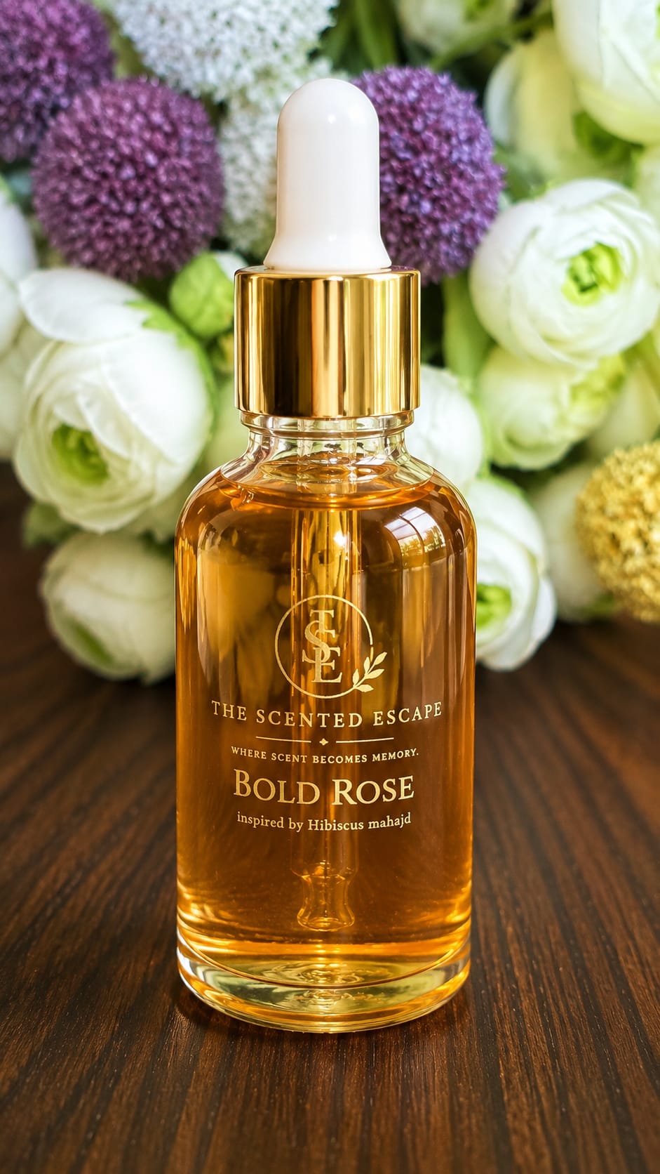 Bold Rose luxury perfume oil by The Scented Escape