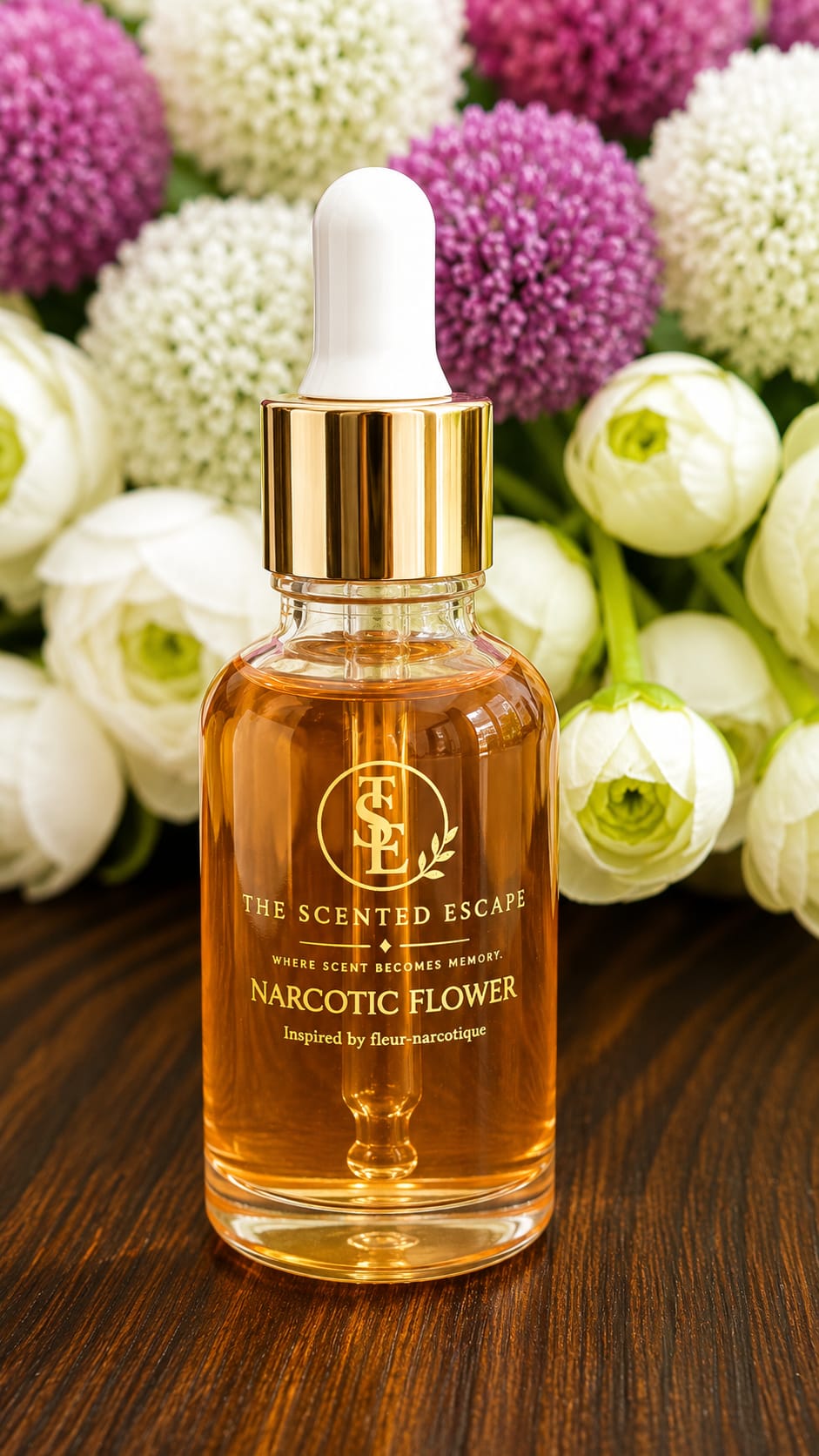 Narcotic Flower luxury perfume oil by The Scented Escape
