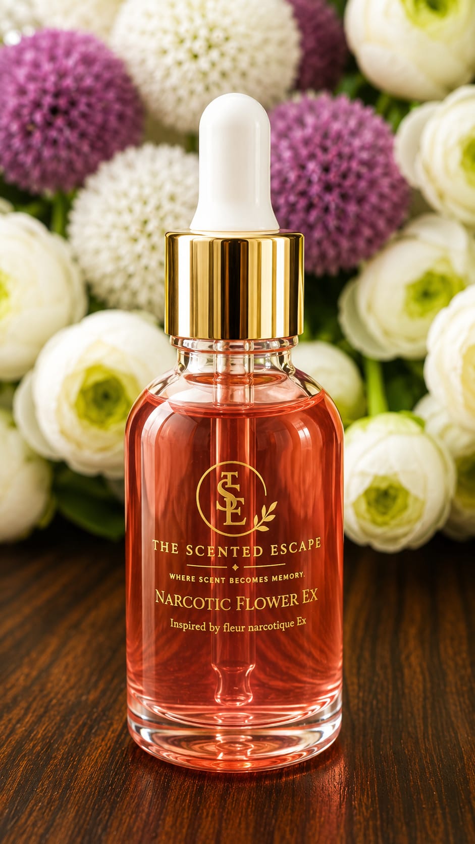 Narcotic Flower Ex luxury perfume oil by The Scented Escape