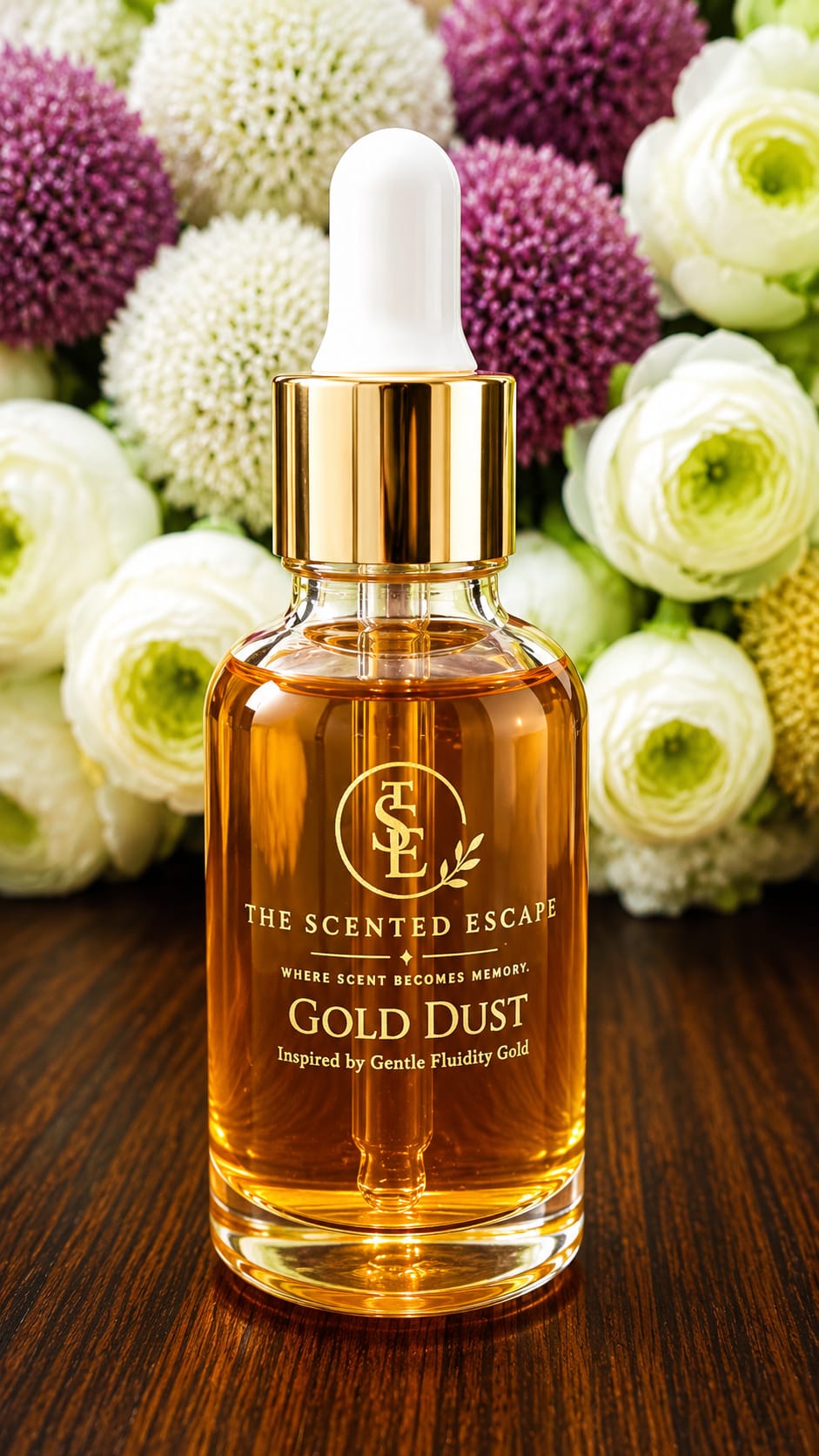 Gold Dust luxury perfume oil by The Scented Escape