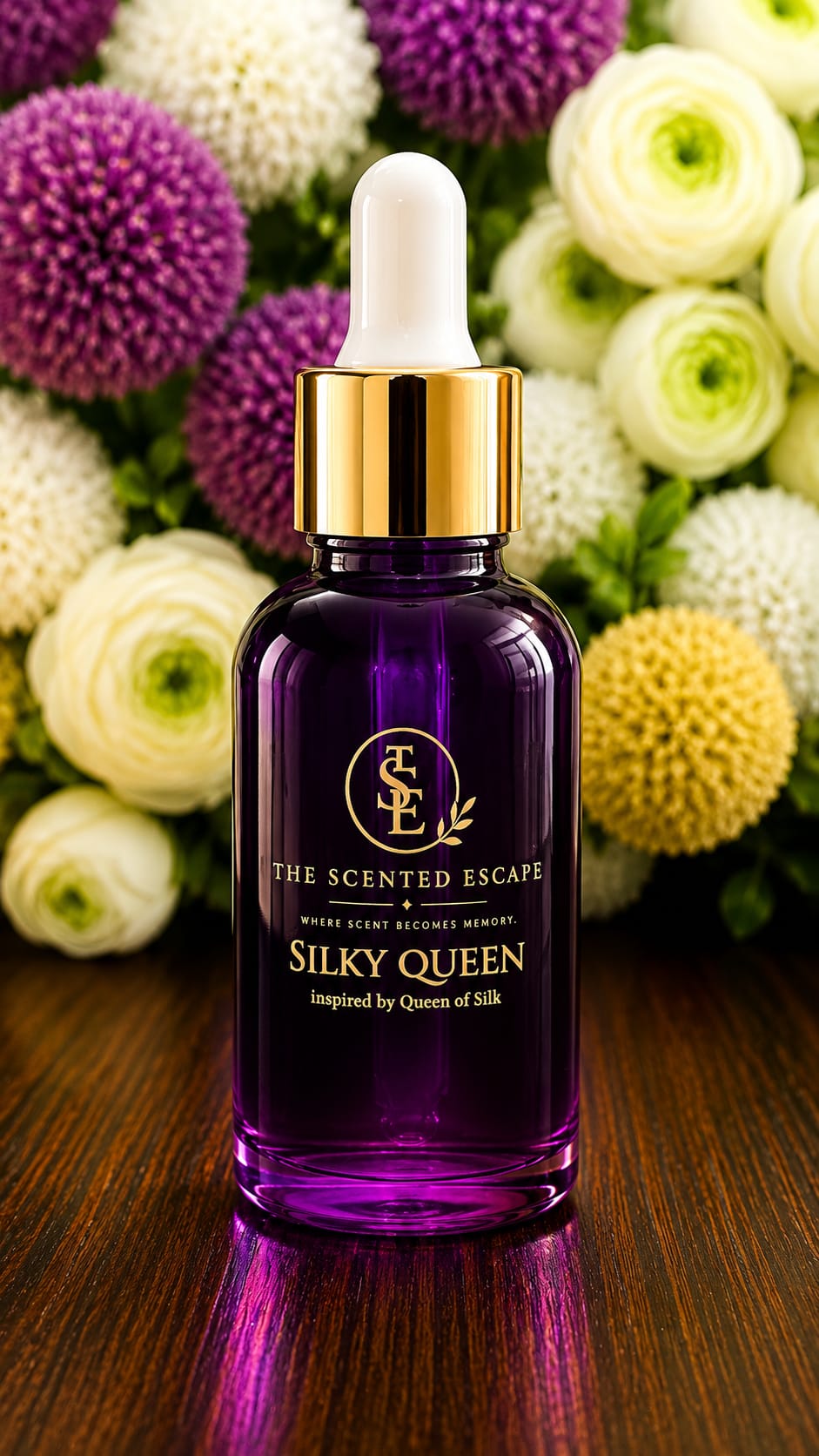 Silky Queen luxury perfume oil by The Scented Escape