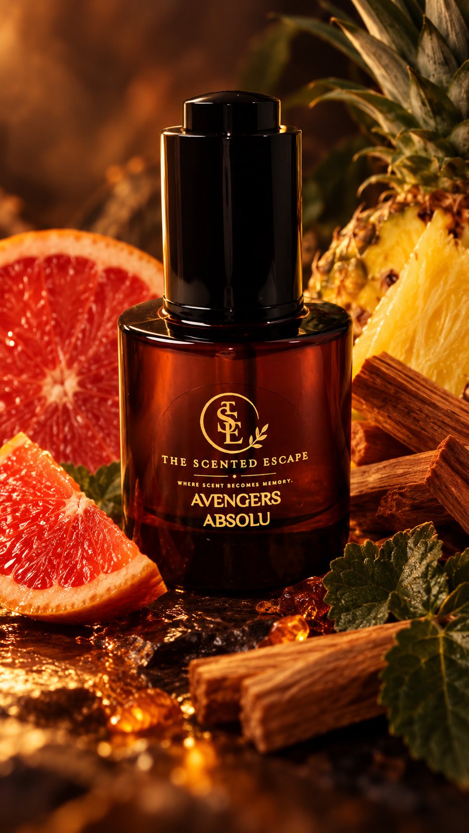Avengers Absolu luxury perfume oil by The Scented Escape