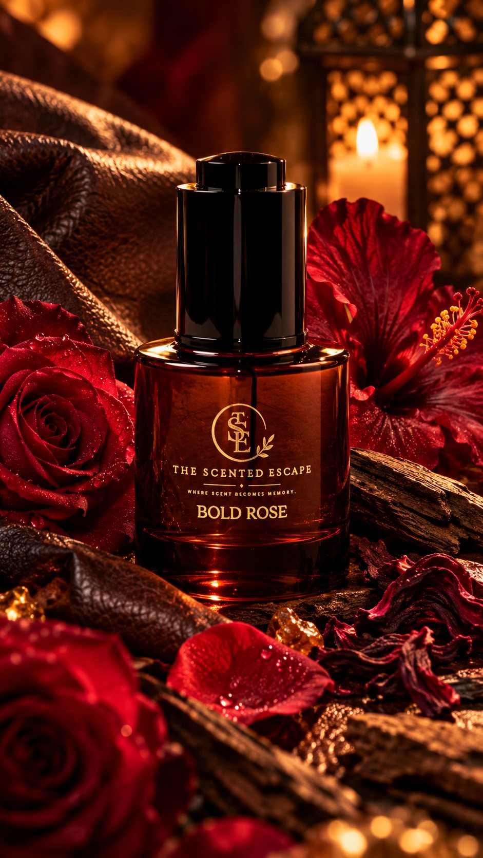 Bold Rose luxury perfume oil by The Scented Escape