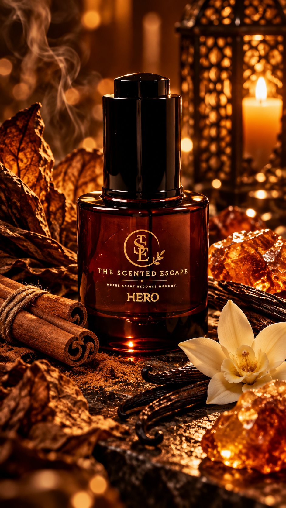 Hero luxury perfume oil by The Scented Escape