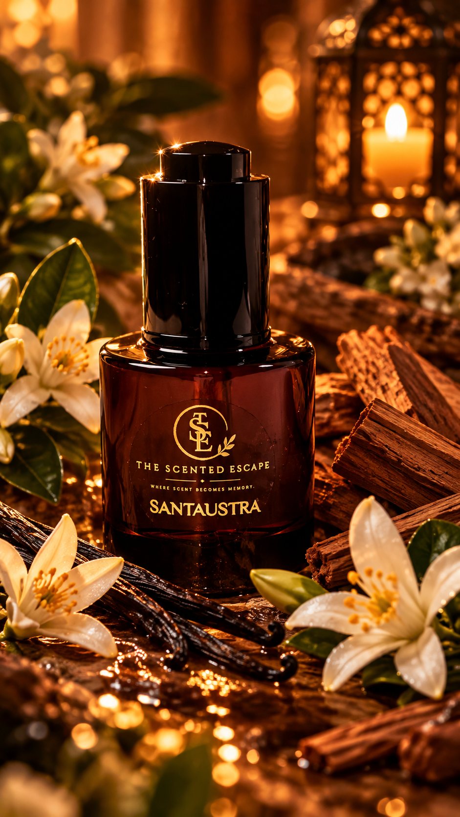 Santaustra luxury perfume oil by The Scented Escape