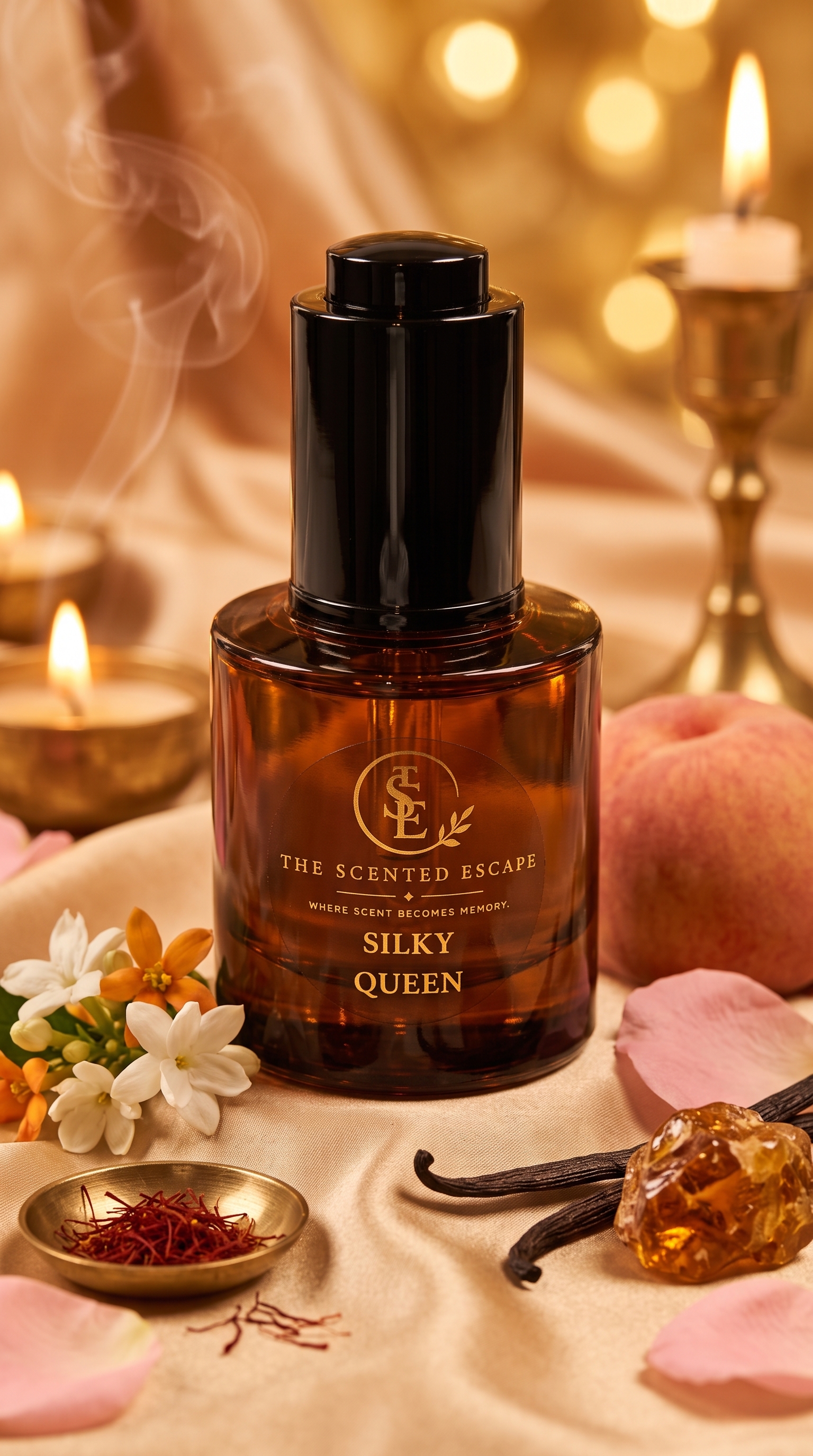 Silky Queen luxury perfume oil by The Scented Escape